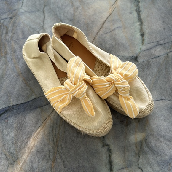 Castañer | Women's Kay Striped Bow Espadrille Flats | Used Once - Picture 8 of 8
